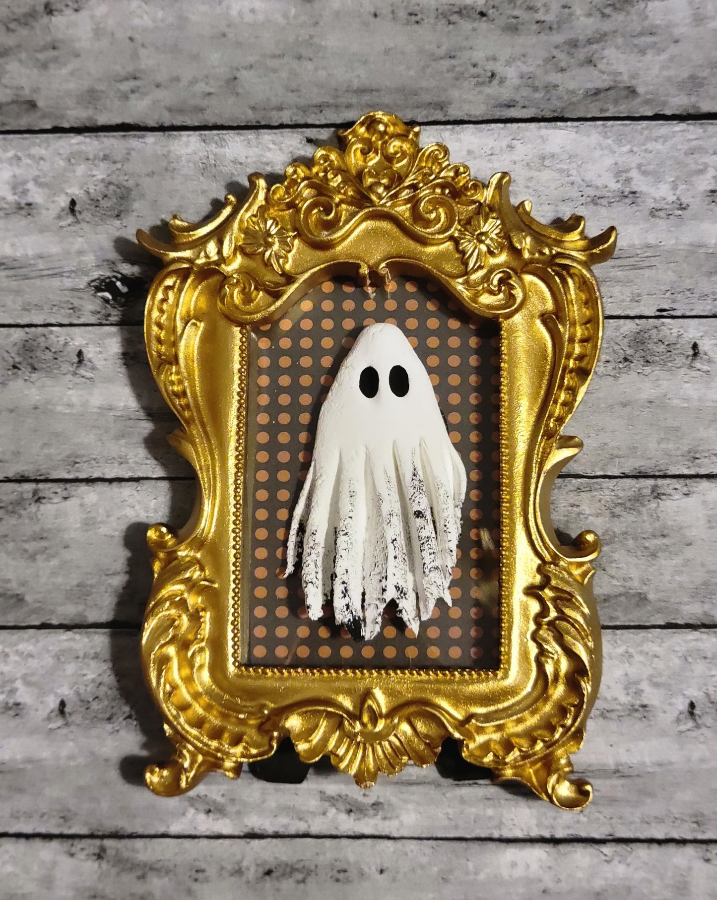 Mini Ghostie Vintage Embossed Rectangle Frames