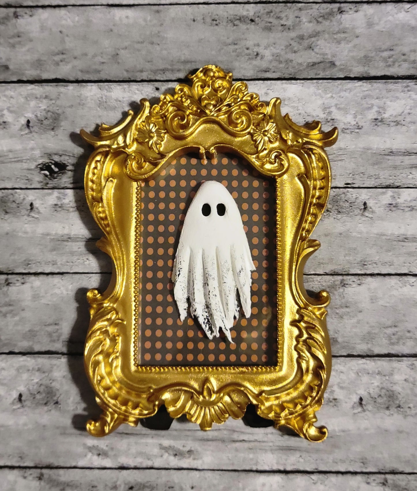 Mini Ghostie Vintage Embossed Rectangle Frames