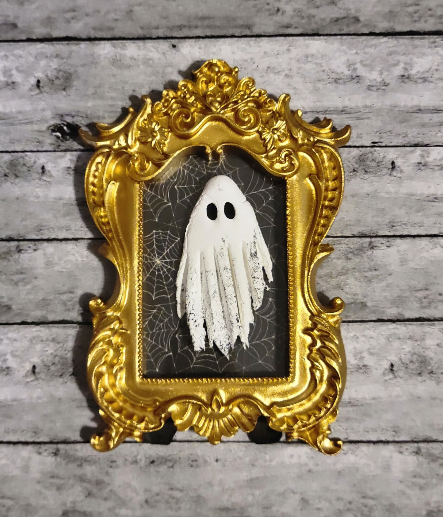 Mini Ghostie Vintage Embossed Rectangle Frames