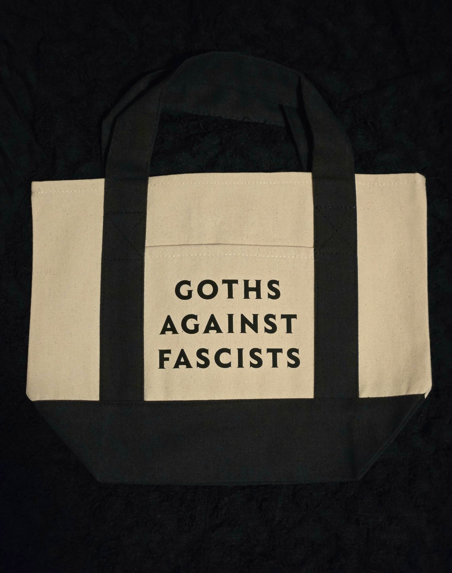 Mini canvas tote bag