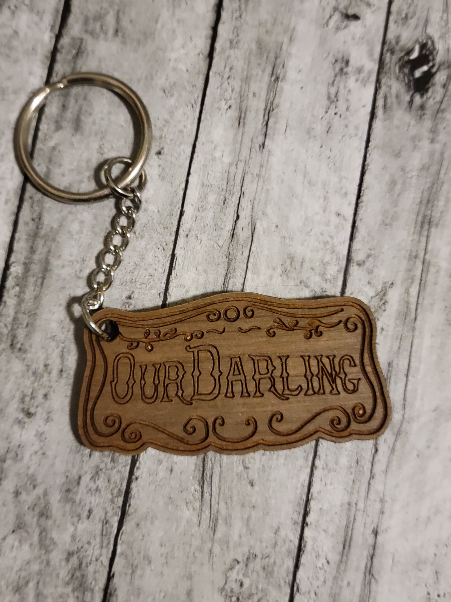 Wood Keychains