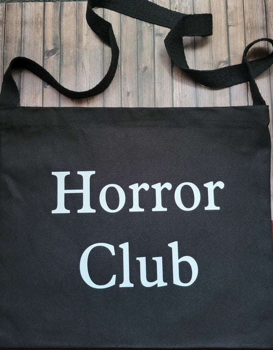 Horror Club Messenger Canvas Tote Bags